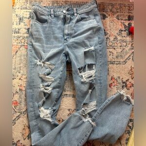 American eagle Distressed Light Blue Jeans
